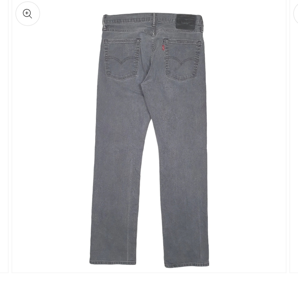 513 Levi's Gray Straight-Leg Jeans Versatile Comfort
